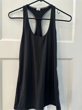 Black Athletic Racerback Tank Top Women's size M Xersion Athketicwear